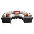 thumbnail image 1 of TK Classics Barbados Wicker 4 Piece Patio Conversation Set with Cup Table and 2 Sets of Cushion Covers, 1 of 2