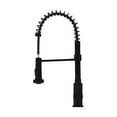 thumbnail image 3 of Nouvet Single Handle, Pull-Down Kitchen Faucet in Matte Black, 3 of 11