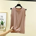 thumbnail image 2 of fatyb Tank Tops for Women Loungewear Sleeveless Comfy Shirts Crewneck Casual Womens Loose Pajama Blouses, 2 of 3
