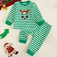 thumbnail image 6 of Kogui Baby Girl Christmas Outfit Newborn Girls Clothes 2 Piece Outfit T-Shirt Top + Cargo Pants, Girls Fall Clothing Set 2t 3t (Light Green,2-3 Years), 6 of 9