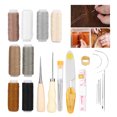 thumbnail image 3 of Leather Craft Tools, Leather Craft Hand Tools Kit 29Pcs Leather Stitching Pouch Kit, Leather Sewing Thread Leather for DIY Craft Sewing, 3 of 7