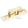 thumbnail image 4 of 10 Pcs Rv Furniture Bead Buckle Childproof Cabinet Latches Brass for Door Closet Catch, 4 of 6