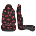 thumbnail image 3 of Sikiie Beautiful Red Ladybug Car Seat Protector 2 Pack Car Seat Cushion Mat, Car Seat Covers for SUV, Truck, Van, 3 of 7
