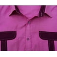 thumbnail image 5 of Atasi Men's Pathani Style Men's Salwaar Kameez Pink Punjabi Shirt-Medium, 5 of 7