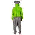 thumbnail image 4 of Sesame Street Adult Character Hooded Costume Pajama Union Suit Kigurumi Fleece 1PC Loungewear For Men Women Sleepwear, 4 of 7
