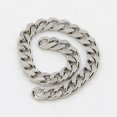 thumbnail image 2 of Non-Tarnish 3.28 Feet 304 Stainless Steel Twist Chains Faceted Unwelded Stainless Steel Color 3x1.5mm, 2 of 2