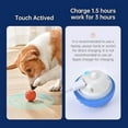thumbnail image 6 of Smart Interactive Bouncing Ball Pet Toy LED Light Blue 2.64 in for Dog Cat, 6 of 9