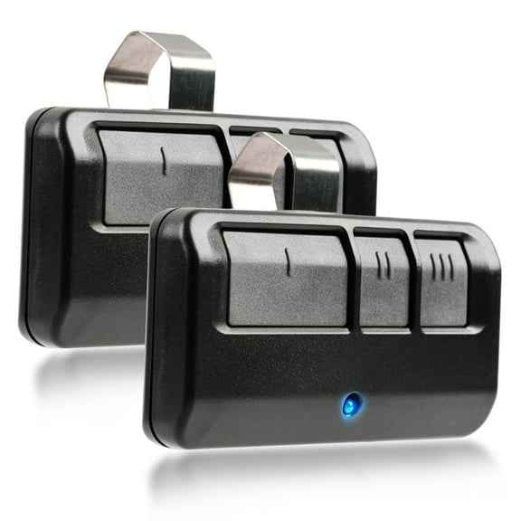 2 Pack Keyless Option Garage Door Remote for 893LM Sears/Craftsman/Liftmaster Opener (3-Button) Yellow Learn Button