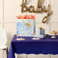 thumbnail image 2 of Rectangular Disposable Table Cover Navy Blue - Spritz, 2 of 3