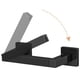 thumbnail image 1 of Soporte de papel higiénico FEILERN negro mate montado en la pared, 1 of 8