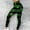 #220-Green, variant on Women's Carnival Print Leggings, Stretchy Yoga Pants with Fun Patterns, Comfortable Workout Leggings for Fitness and Casual Wear