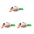 thumbnail image 3 of Greeniant Juguete con sonido para mascotas, forma de pato de peluche, Animal para masticar, entrenamiento interactivo, morder, juguetes Type1 NO1, 3 of 6