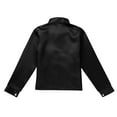 thumbnail image 4 of Aiihoo Kids Boys Sparkly Sequins Jacket Long Sleeves Outerwear Jazz Hip Hop Dance Performance Top Shirt Black 10-12, 4 of 7