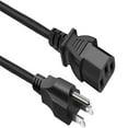 thumbnail image 3 of 5ft 18 AWG 3 Prong AC Power Cord - Universal Replacement Cable for TVs, Computers, Radios, Laptops, and Kitchen Appliances, 3 of 8