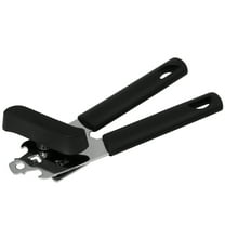 Chef Craft Select Plastic Handle Manual Can Opener, 7.5 inches in Length, Stainless Steel/Black