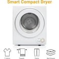 ROVSUN 110V Electric Portable Clothes Dryer, High End Laundry Front