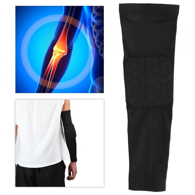 POCREATION Black Elbow Protector, Pratical Elbow Pad, Running For Cycling