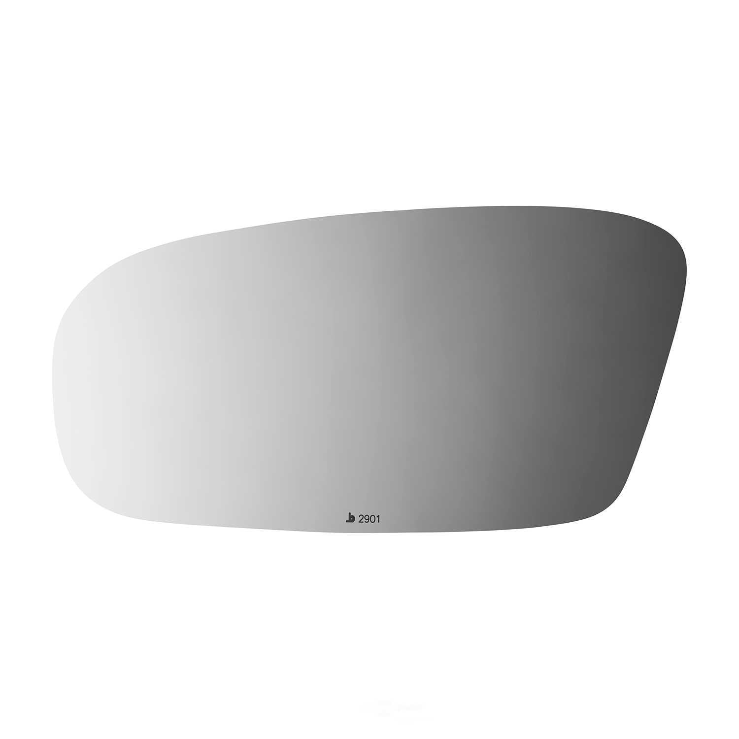 Burco Side View Mirror Replacement Glass - Clear Glass - 2901