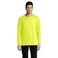thumbnail image 5 of Gildan Heavy Cotton Men’s High Visibility Long Sleeve T-Shirt, Crew Neck work Tee, Safety Green, XL, 5 of 6