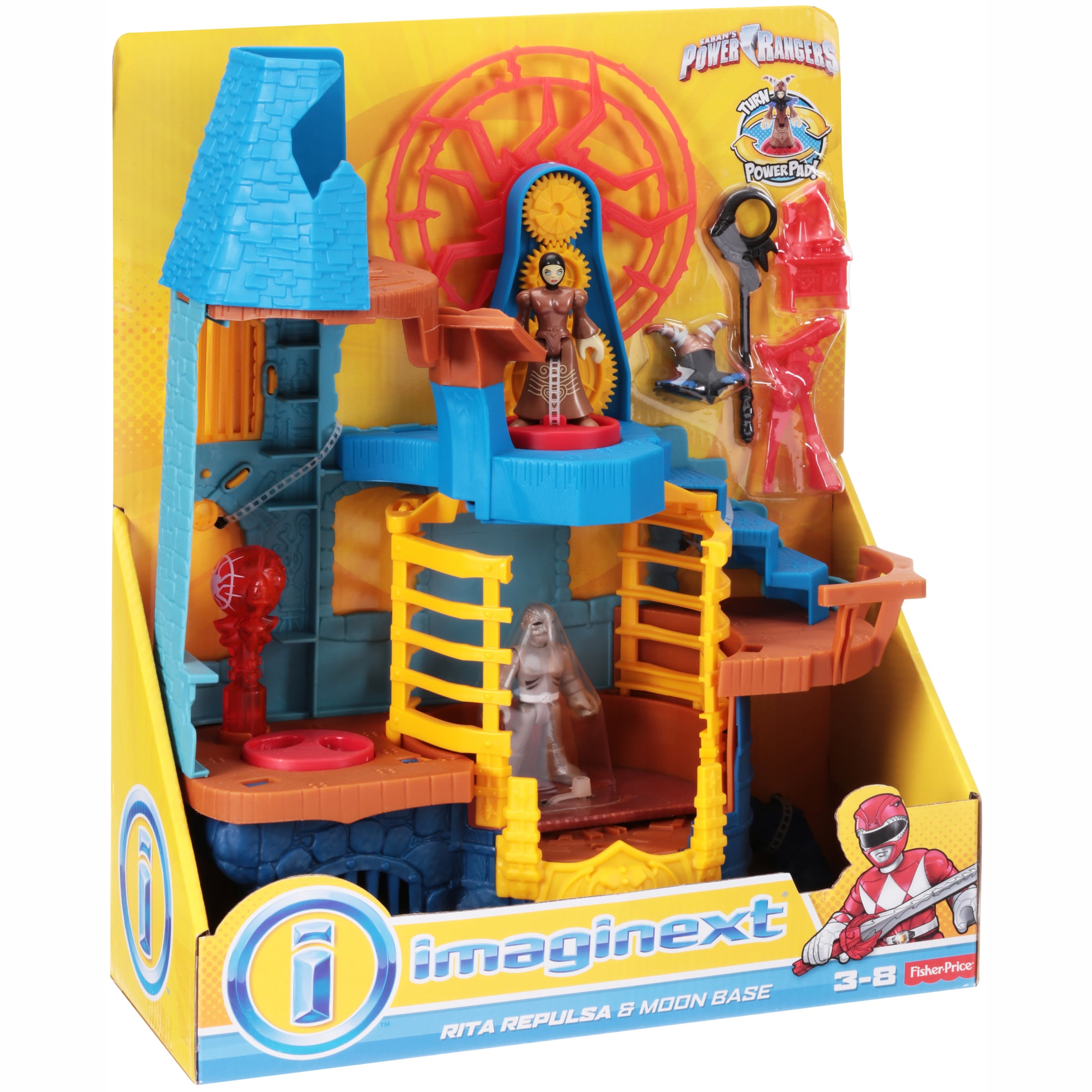 Imaginext Power Rangers Rita Repulsa \u0026 Moon Base Playset - Walmart.com