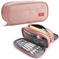 thumbnail image 1 of Pencil Pouch Capacity Pen Holder 3 Compartments School Stationery Makeup Bag Organizer Gift For College Office Students Girl Boy Adult Teen, 1 of 5