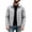 Gray, variant on Mens Jacket Fleece Lined Zip-up Long Sleeve Jacket Fall Winter Warm Casual Athletic Sweatshirts with 2 Zip Pockets