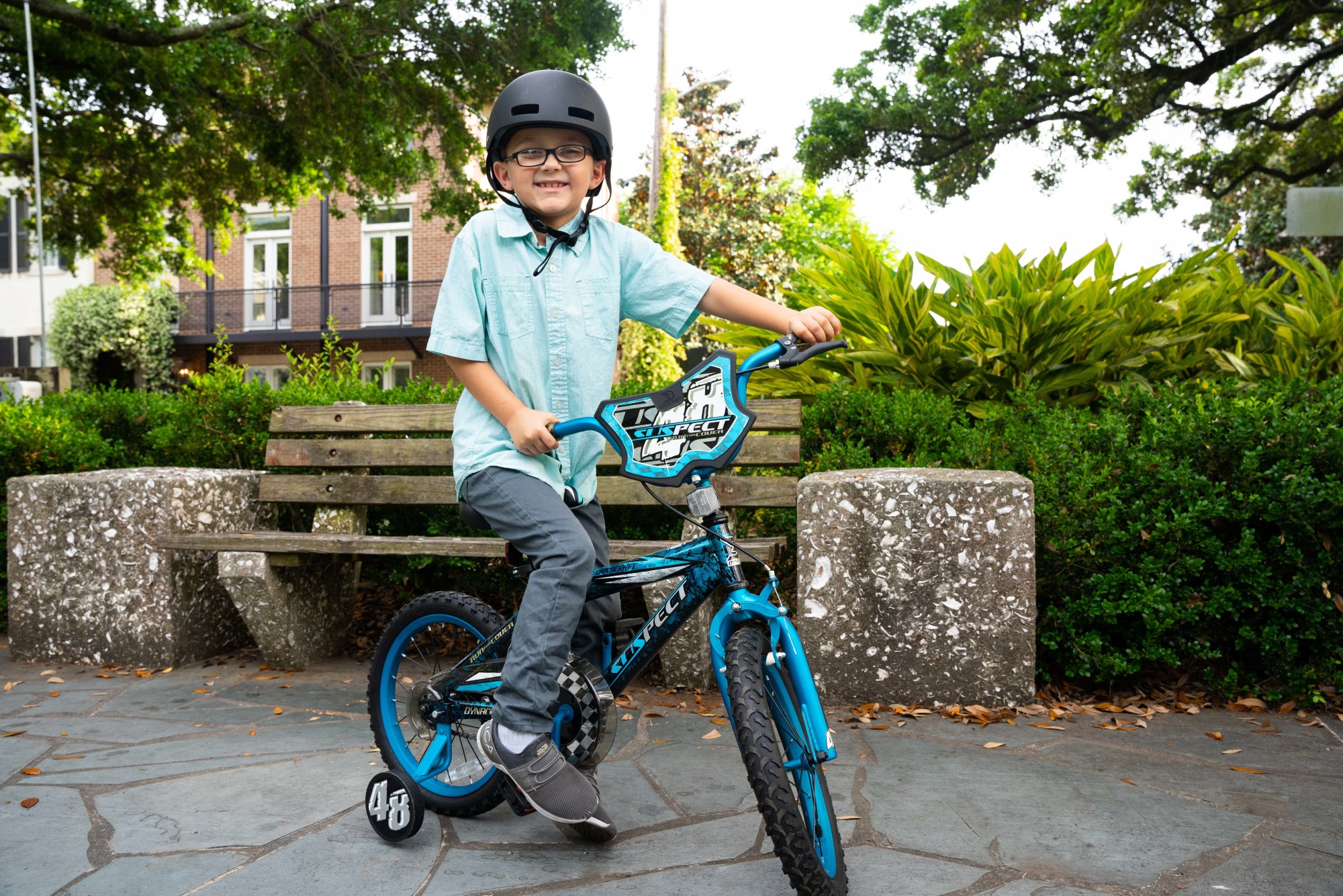 Dynacraft 16" Suspect BMX Bike, Blue, Ages 6-9 photo 6