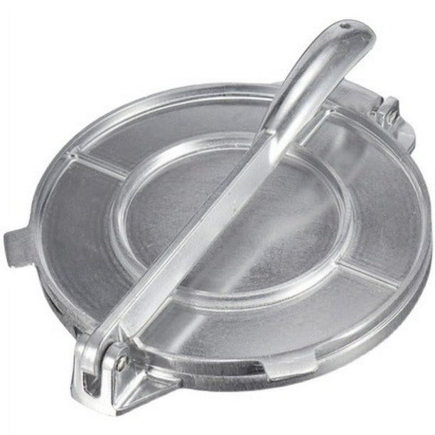 RV Prensa de panqueques de acero inoxidable de aluminio (diámetro 16 cm), máquina manual para hacRV panqueques de huevo y panqueques de chalota, máquina para hacRV panqueques con masa prensadora de to