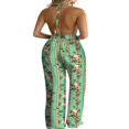thumbnail image 2 of Combinaison à Imprimé Floral pour Femmes Casual Confortable Été Sans Manches, 2 of 5
