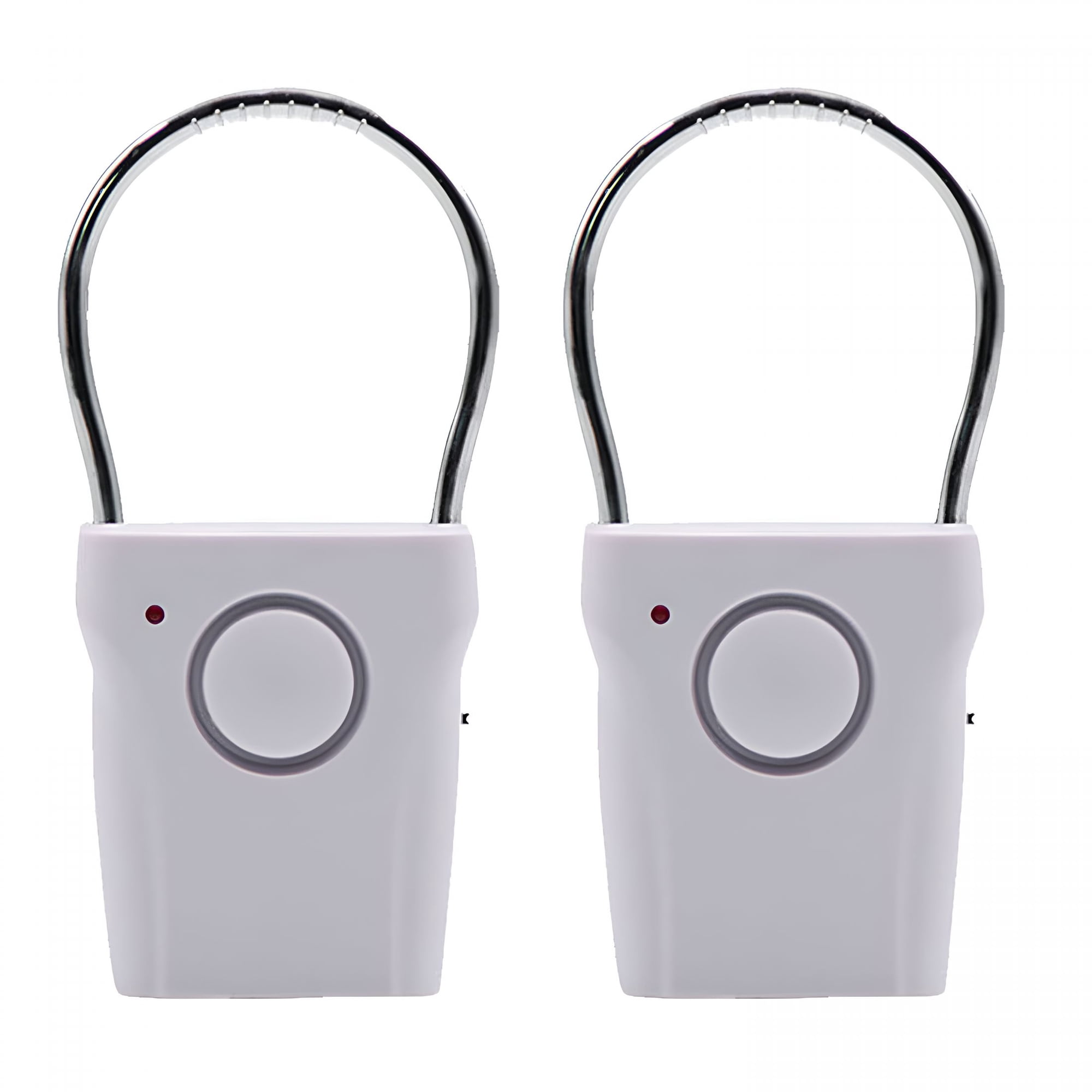 GJX Door Handle Alarm with Vibration Triggered 120Db Alarm Audible Up to 550Ft Away Hangs on Door Knob Or Handle for Travelling,Hotel,Apartment,Home Security(Pack of 2)