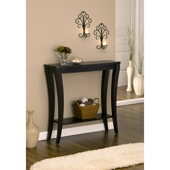 Furniture of America Delphay Slim Console Table, Cappuccino