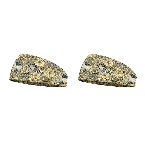 Diademas de ganchillo Qarigey Tipo 15 2piezas Antideslizante