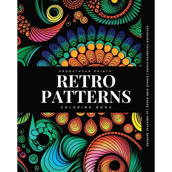 Retro Patterns (Coloring Book), (Paperback)