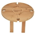 thumbnail image 1 of Table Extérieure, Table à Vin Extérieure Pliante, Bureau à Vin en Bois, Sortie Haute Intensité, 1 of 14
