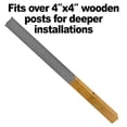 thumbnail image 4 of Mail Boss 7120, Granite In-Ground Mounting Post, 43 x 4 x 4 inches, for Use with Mailbox, 4 of 5