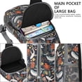 thumbnail image 4 of Crossbody Sling Backpack for Women Men Deep Sea Ocean Nautical Whale Shark Shoulder Sling Crossbody Casual Chest Bag for Travel Sports Running Hiking, 4 of 6