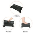 thumbnail image 4 of HURRISE Portable Folding Step Stool Black Step Ladder for Elderly Pregnant Bathroom Travel Use, Folding Step Stool, Step Stool, 4 of 6