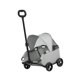 thumbnail image 5 of Carroller de mascotas 4 ruedas Corredor de perros Ligero, transportista de viajes de mascotas, carrito de mascotas desmontable para pequeños gatos de gris, 5 of 9