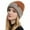 Caramel, variant on D-GROEE Thermal Hat Unisex Winter Hat Knitted High Elasticity Soft Warm Baggy Anti-slip Regular Fit Double-sided Wear No Brim Windproof Ear for Women