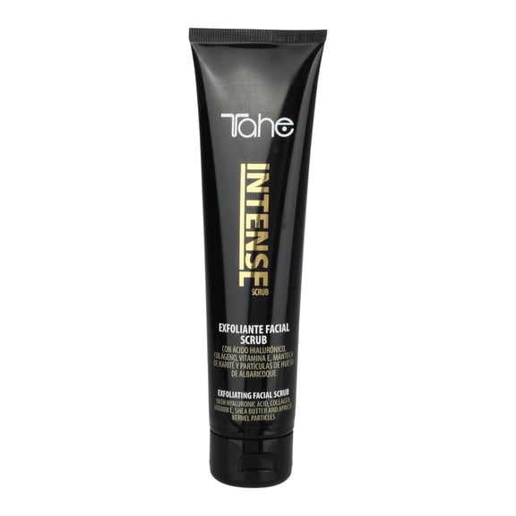 Tahe Intense Facial Scrub Exfoliant with Hyaluronic Acid, Collagen, and Vitamin E, 100 ml