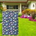 thumbnail image 4 of Zufioo Colorful Cartoon Shark Print Garden Decoration Flags, Sun-resistant and Wrinkle-resistant Flags, Balcony, Terrace, Garden Decorations, Home Decorations-One Size, 4 of 7