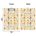 thumbnail image 3 of ALAZA Plastic Clipboard A4 Letter Size Decorative Clipboards for Students Women Men 9" x 12.5" Cute Animals, 3 of 6