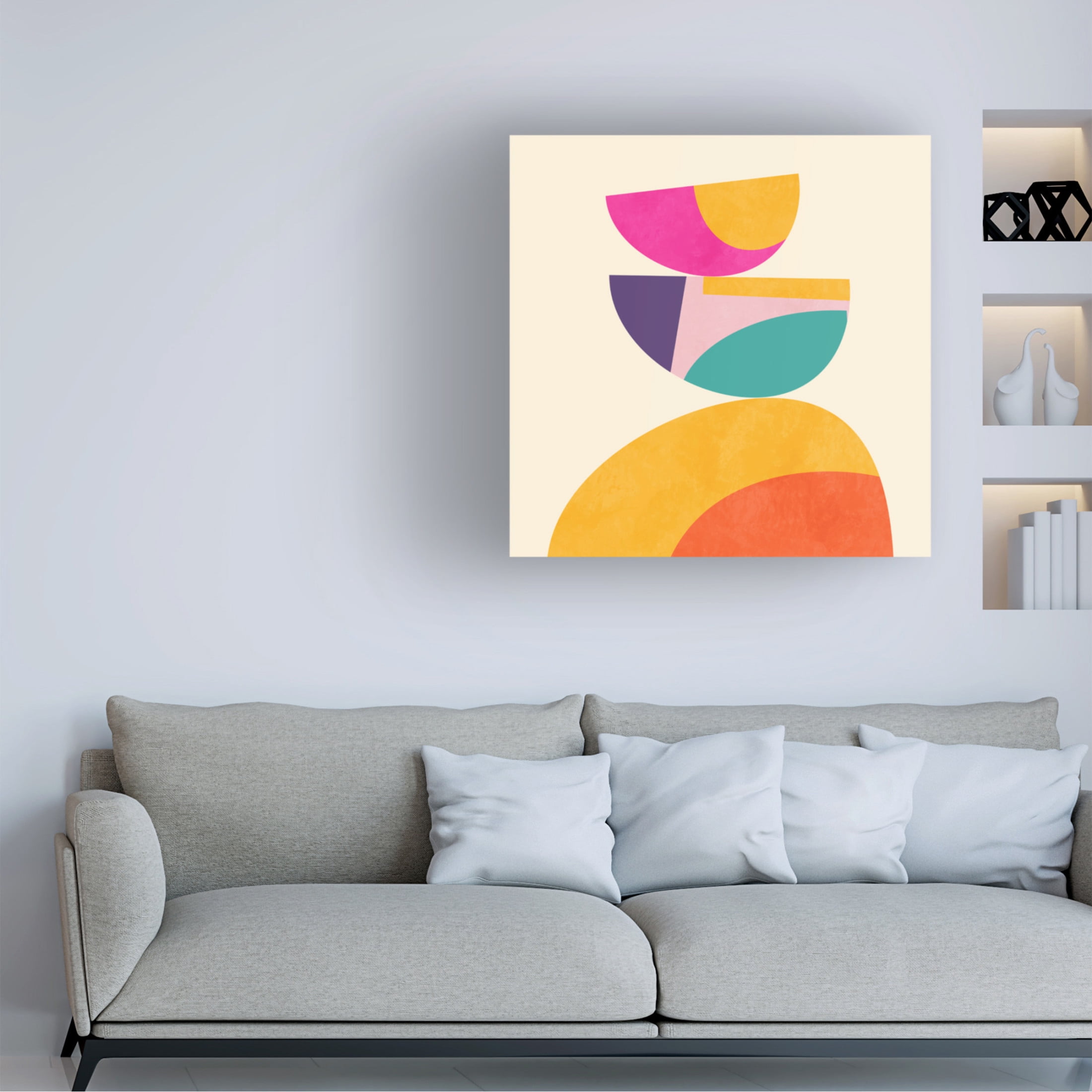 Trademark Fine Art Ana Rut Bre Pattern3 Mid Bunt 4 Canvas Wall Art