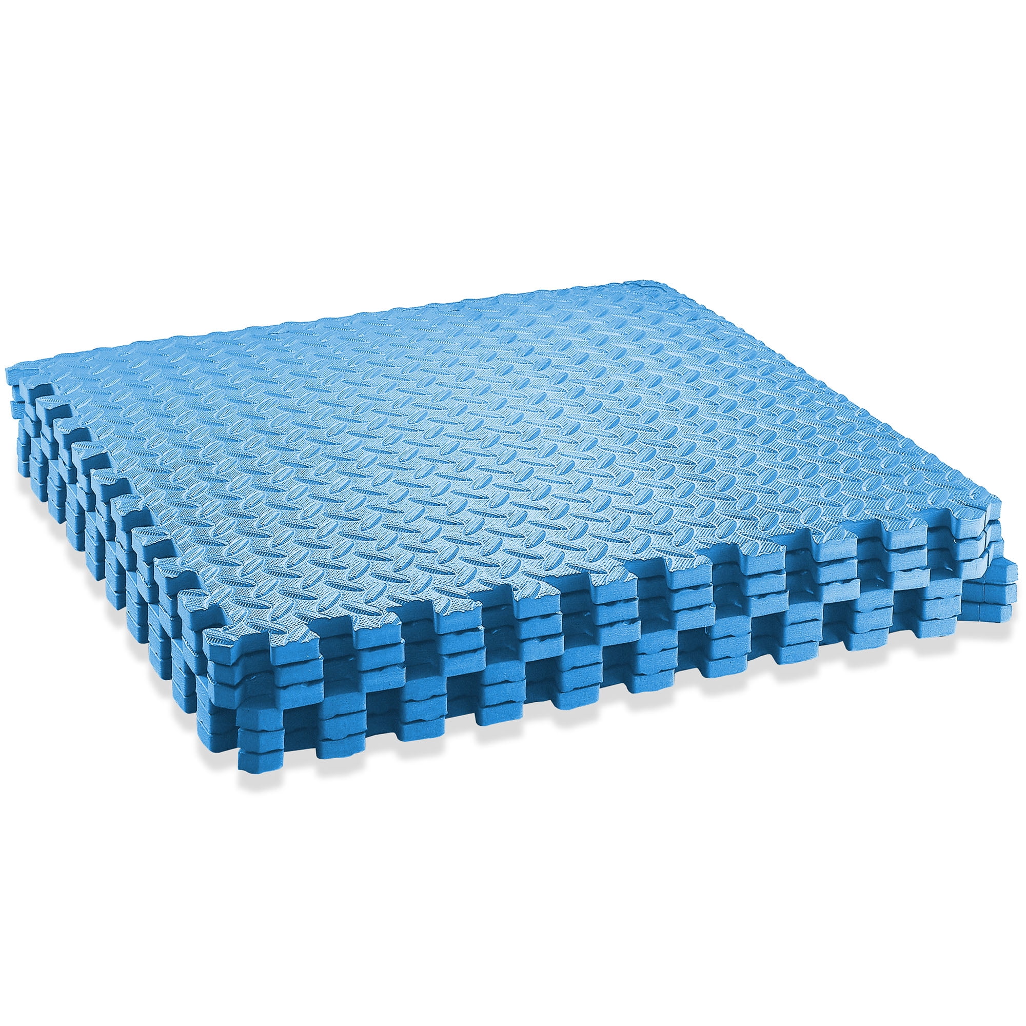Amstaff Interlocking Foam Floor Tiles - Heavy Duty Water Proof EVA Foam  Mats, Puzzle Flooring Mats for for Gym, Play Area, Equipment, Noise  Reduction - 24x24 inch (Light Wood, 6 Tiles, 24