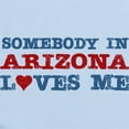 thumbnail image 2 of CafePress - Somebody In Arizona Loves Me Infant Bodysuit - Baby Light Bodysuit, Size Newborn - 24 Months, 2 of 4