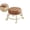 Brown, variant on Rotating Low Stool, Rolling Pulley Low Stool with Wheels, Shoe Changing Makeup Cleaning with Wheels, Home Cleaning Garage Fix Stool for Outdoor Office Working Flooring Cleaning