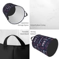 thumbnail image 2 of Balery Nautical Style Sailboat Cesta de ropa redonda con asas, impermeable, independiente, para ropa, juguetes, dormitorio y familia-Small, 2 of 6
