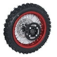 thumbnail image 2 of Applies to 1.85-12 Inch Rear 12" Wheel 80/100-12 Dirt Tire  Rims With Brake Disc Plate and Sprocket For Dirt Bike Motorcycle, 2 of 6
