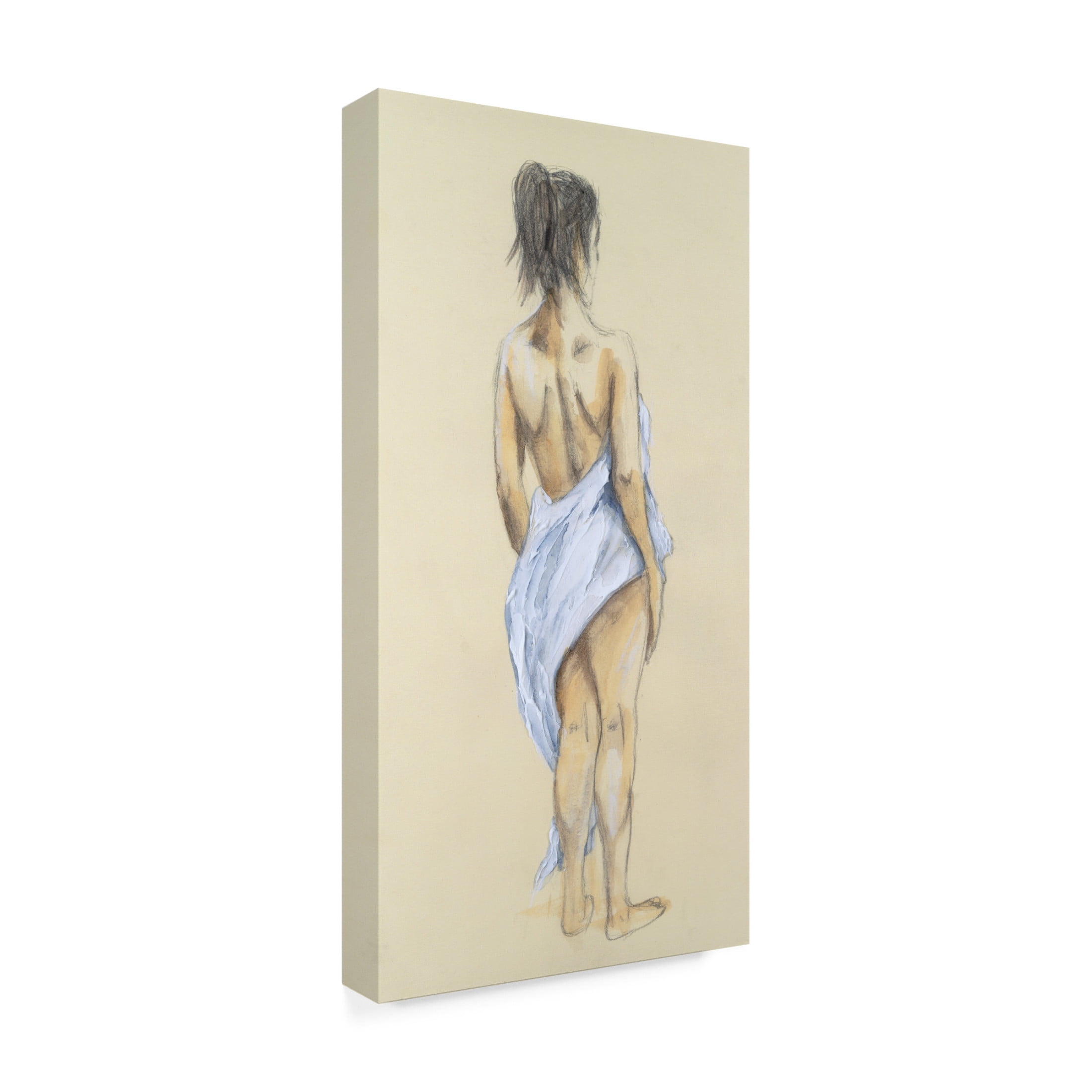Trademark Fine Art Michael Willett  Draped Figures IV Canvas Wall Art