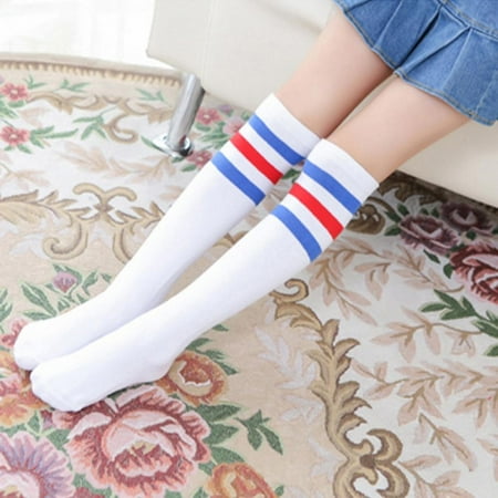 

SYNPOS Knee High Socks with Grips for Babies Toddlers and Children